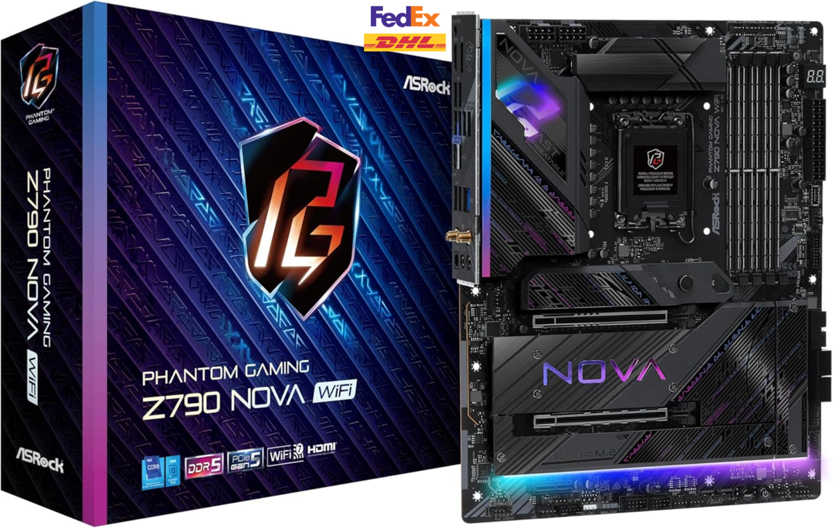 ASRock Z790 NOVA WiFi Phantom Gaming Intel LGA1700 DDR5 ATX New JP