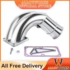 Stainless Steel 3.5" Raw Intake Elbow For 07.5-18 Dodge 6.7L-6.7 Cummins Diesel