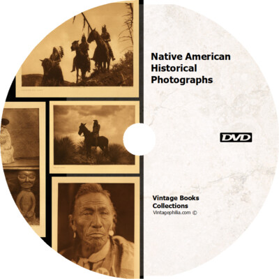 * NATIVE AMERICAN INDIANS 1,500+ IMAGES PHOTOGRAPHS GRAPHICS COLLECTION on CD