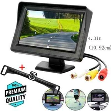 4.3 inch TFT LCD Car HD Monitor Reverse Camera Security Display 