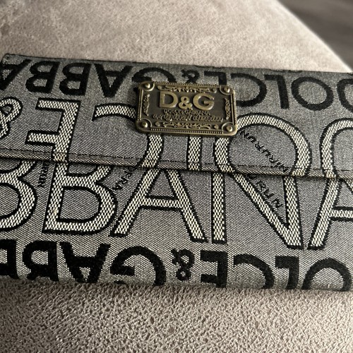 RARE - Dolce & Gabbana D&G Original Denim Purse In Great Condition Free P&P - Picture 2 of 9