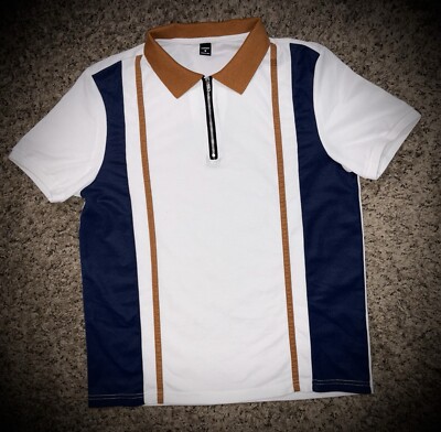 Men s Zip Polo Medium Manfinity 