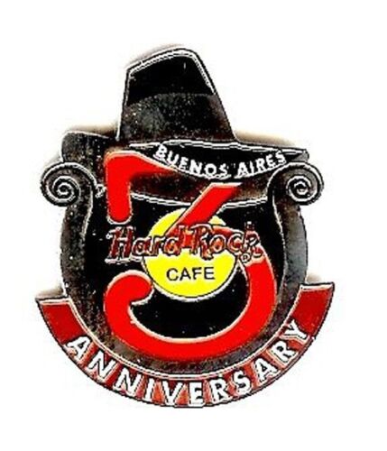 Hard Rock Cafe BUENOS AIRES 3RD Anniversary Pin. RARE - Afbeelding 1 van 1