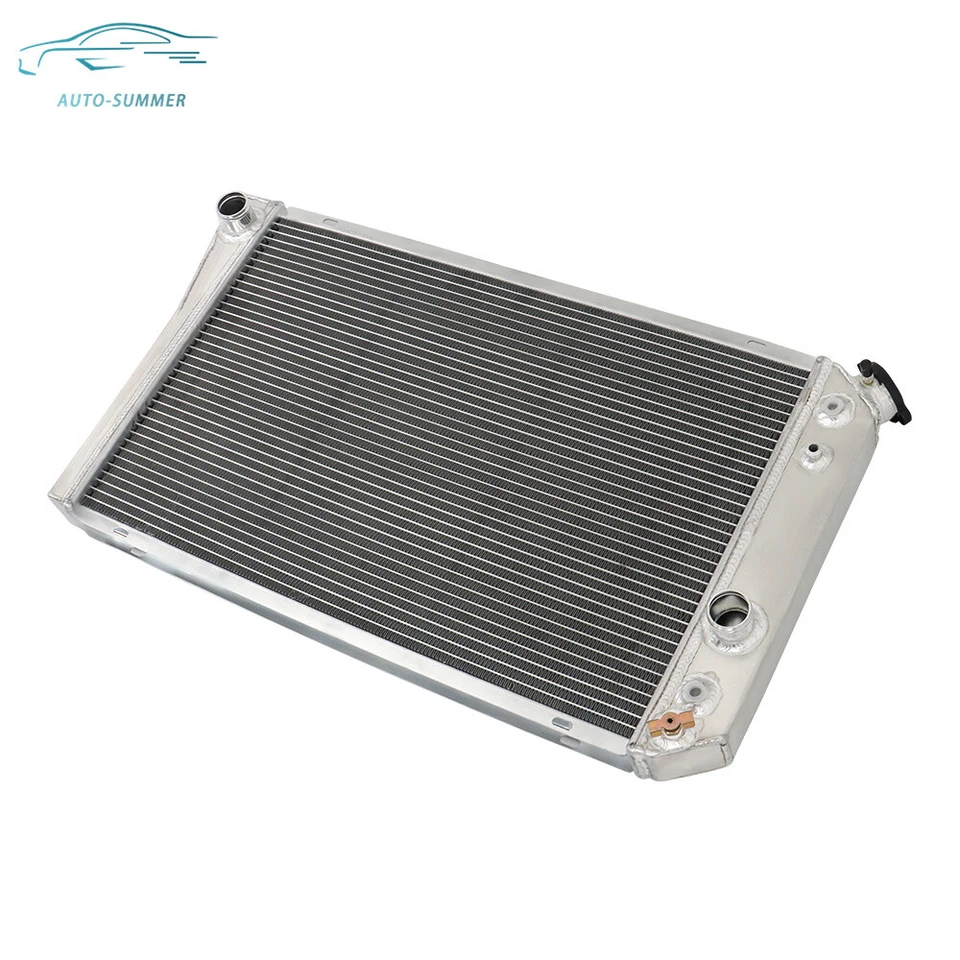 FOR 82-02 CHEVY S10 BLAZER V8 1984-1990 CORVETTE 3 ROW ALUMINUM RACING RADIATOR - Image 3 of 4