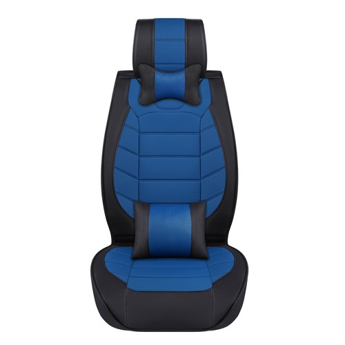 Universal 5 Seat Covers Auto Truck SUV Front & Rear Leather Full Set Protectors - Picture 27 of 48