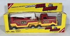 Buddy L Motorized Steel Drivers Fire Dept Hook  Ladder Truck In Box
