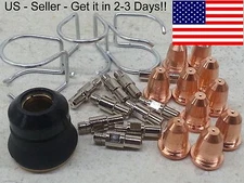 24pc - 20A Fine Cut Nozzles Electrodes + Cup Standoff Vipercut 30i Plasma Cutter