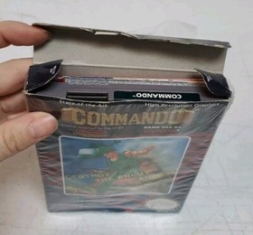 Commando (Nintendo NES, 1986) Complete, 5-Screw Cart - Tested & Works *READ*