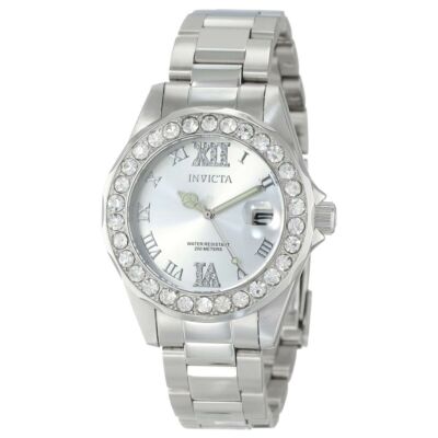 Invicta Pro Diver 15251 38mm Silver Stainless Steel Women's Wristwatch