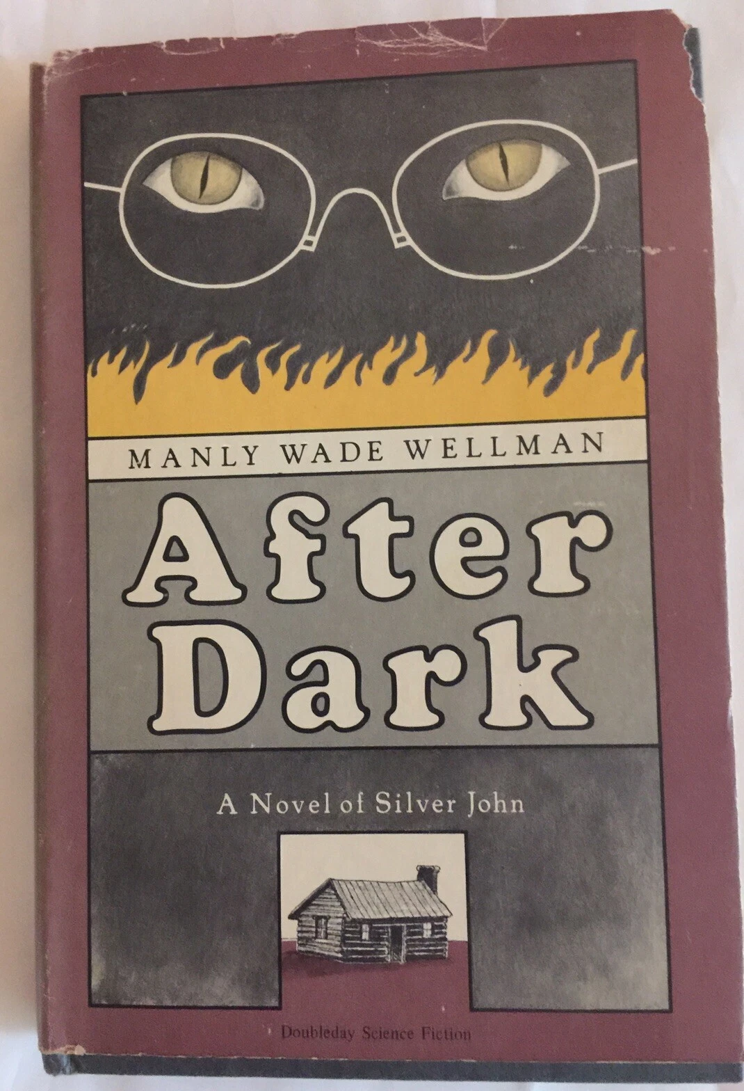 Vintage After Dark by Manly Wade Wellman Book Club Edition Hand Back Dustcover