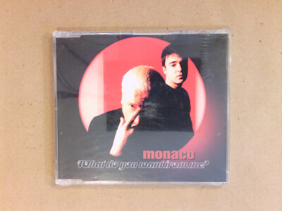 SELTENE CD SINGLE 3 TITEL / MONACO / WHAT DO YOU WANT FROM ME ? / NEU IN CELLO