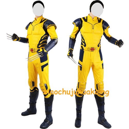 Deadpool 3 James Howlett Logan Cosplay Costume Wolverine Outfit With Armor - Picture 3 of 28