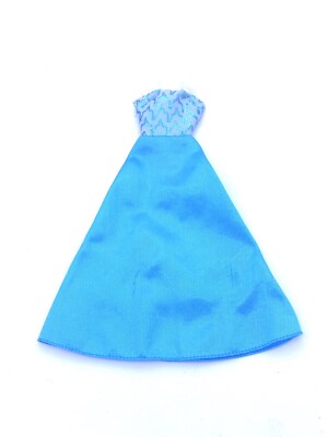 Vintage Mattel Doll Clothing Tagged Genuine Barbie 80s 90s Fashion Blue  Dress | eBay