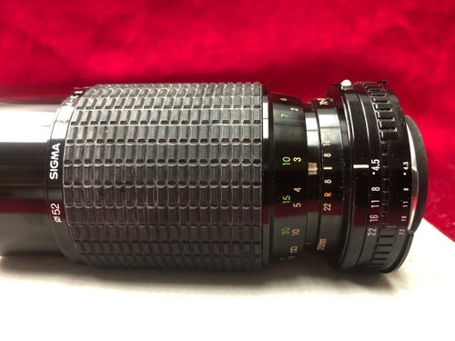 Sigma Zoom 70-210mm F4.5 Lens with Case for Nikon Ais. good for mirrorless - Picture 6 of 7