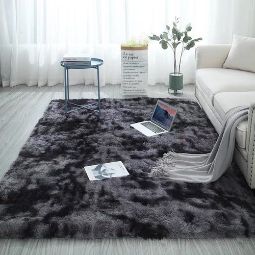 Fluffy Rugs Large Shaggy Rug Bedroom Living Room Anti Slip Soft Carpet Floor Mat - Picture 29 of 38
