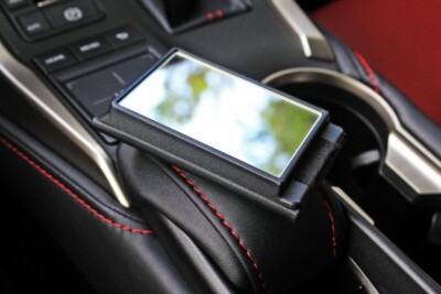 2018-2021 Lexus NX300 OEM Ctr Console Mirror Lid - Red Stitches