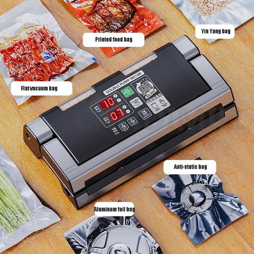 Kleine Vakuumierer Verpackungsmaschine Automatische Vakuum Lebensmittel Versiegelung Maschine - Bild 4 von 8