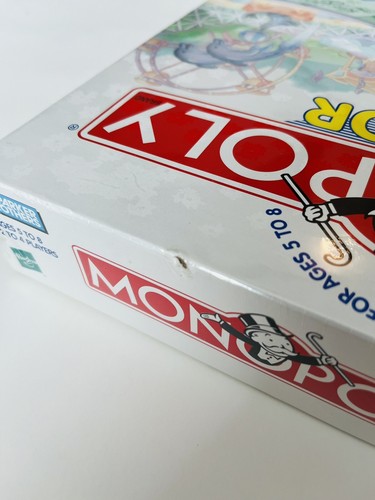 Vintage "Monopoly Junior" Brettspiel Parker Brothers Hasbro 1999. Factory Sealed - Bild 3 von 3