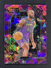 2024-25 Panini Select LeBron James #214 Courtside Purple Cracked Ice Prizm /99