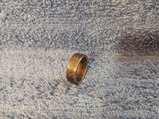 Arizona Handcrafted Washington Quarters coin ring, size 6- 1/2, 2008