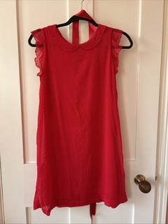 Vestido de fiesta rojo de Navidad de 12 a 13 años