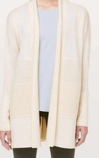New Lululemon Merino Wool Sit In Lotus Wrap Split Back Cardigan Sweater sz. 4