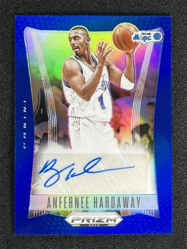 2023-24 Panini Prizm DECA Anfernee Hardaway Blue Prizm Signatures Auto /35
