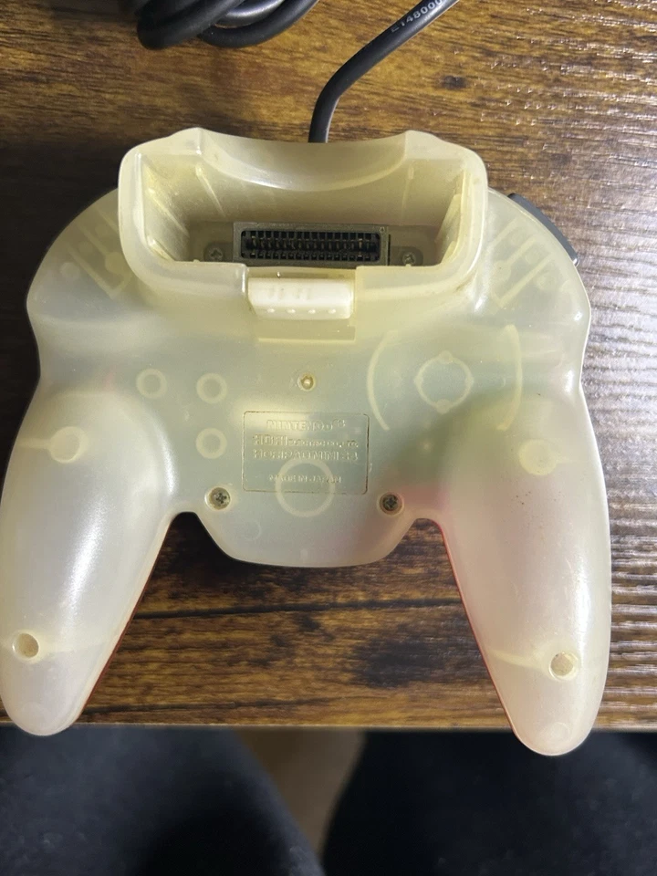 Mando Hori Nintendo 64 N64 Hori Pad Mini Rojo Transparente PROBADO Foto 4 de 4