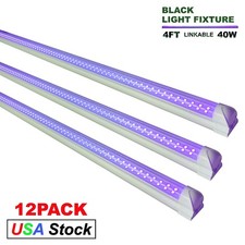 UV Led Black Light Bar 40W 4FT For Halloween Christmas Glow in the Dark Party