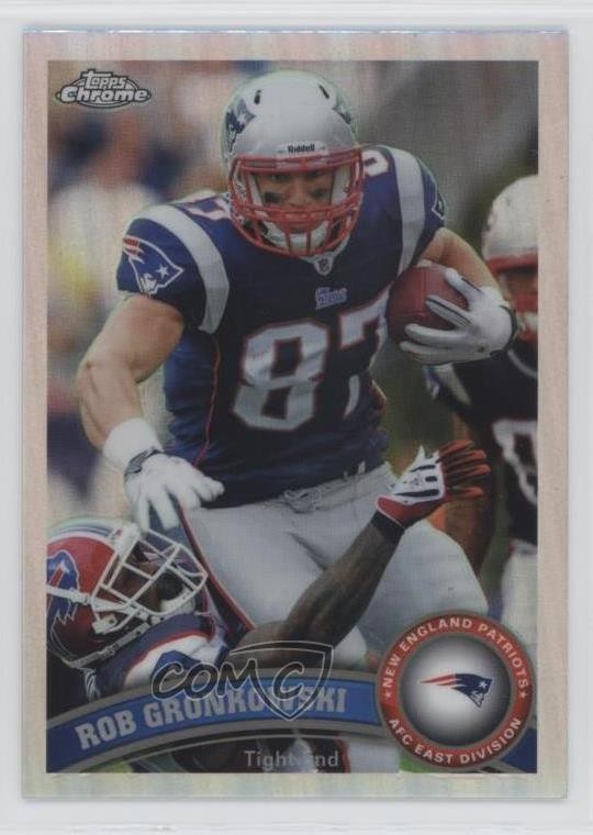 2011 Topps Chrome Refractor Rob Gronkowski #132 2yl