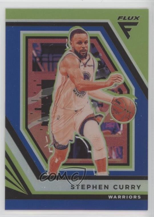 2022-23 Panini Flux Blue Prizm 71/99 Stephen Curry #147 1pe9