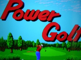 PCE[ Power Golf (Hudson) ] PC Engine HuCARD