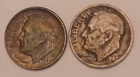 Lot of 2 90% Silver Roosevelt Dimes