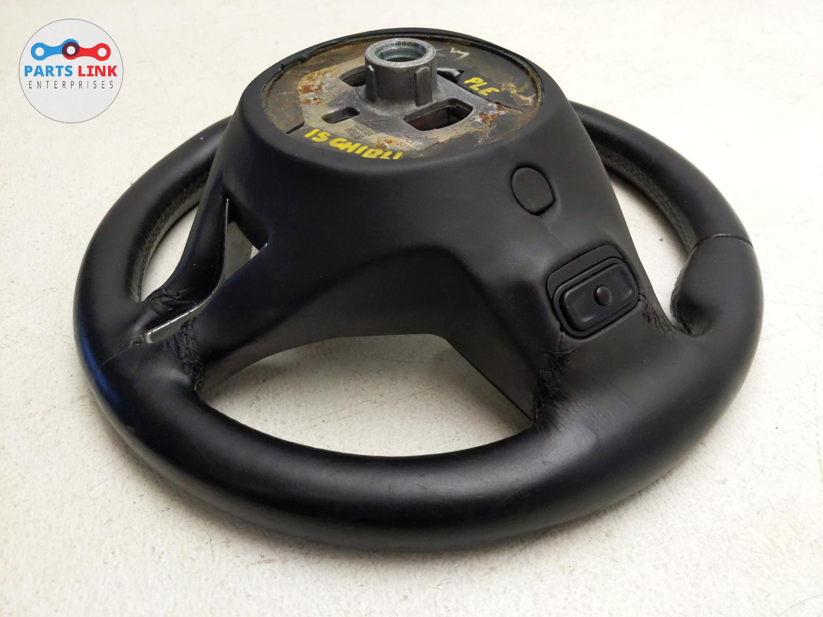 2014-16 MASERATI GHIBLI STEERING WHEEL CRUISE RADIO CONTROL SWITCH LEATHER M157