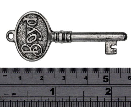 Scarce Antique BOYD Piano Lock Key - Antique Key Vintage Key - ref.k420 - Picture 5 of 5