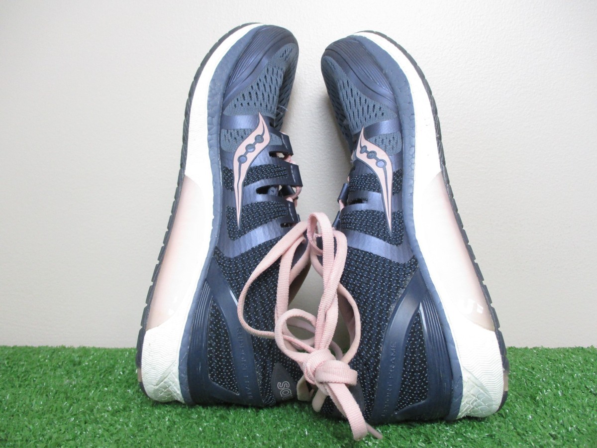 Saucony Liberty ISO Shoes Womens Medium B Navy Pink Sneakers