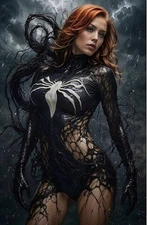 Venomized Mary-Jane DOUBLE SIDED - Deviant Nation Ltd 100 W/CoA -Art Book