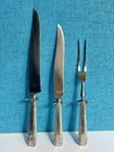 Towle Flatware Sterling Silver Candlelight Pattern Serving Fork and 2 Knives
