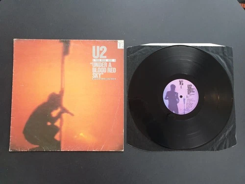 U2 - UNDER A BLOOD RED SKY 1983 UK PRESS 12" VINYL RECORD LP