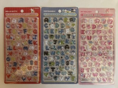 Genuine Sanrio letter bonbon drop sticker moji sanrio #64bdf4
