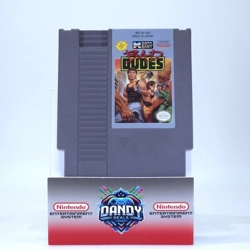 Bad Dudes Authentic, Tested - NES