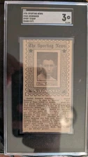 1936 Sporting News Sport Stamp Chas Gehringer SGC 3 None Higher Charlie