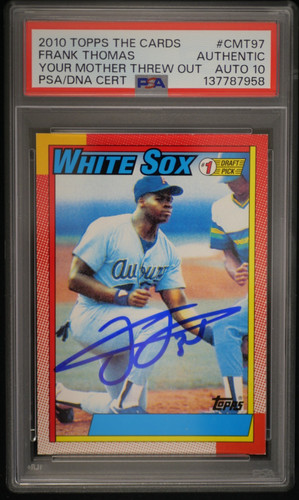 Frank Thomas #CMT97 2010 Topps Cards Your Mother Threw Out card