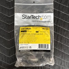 StarTech 6ft Mini USB Cable A to Right Angle Mini B USB2HABM6RA