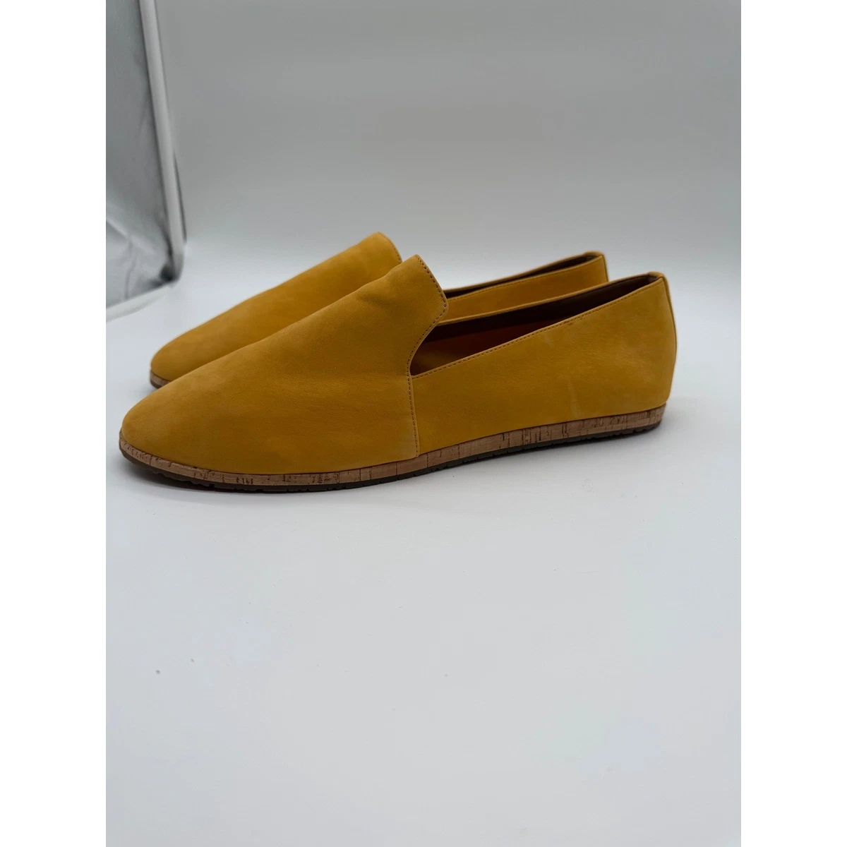 NIB Aerosoles Sz 10.W Women\'s Hempstead Loafer Flat Leather Dark Yellow Nubuck Aerosoles Women main image 4