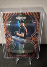 2022 Panini Prizm Draft Picks - Jared Poland #PDP172 Tiger Stripes Prizm...
