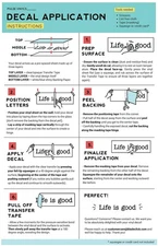 Get Some Sunshine and Fresh Air - Black 16" x 22" Wall Art Decal Vinyl Sticker