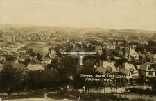 Bird's Eye View of South Side Fairmont, WV c1925 RPPC Photo Postcard COPY