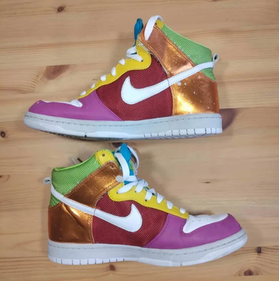 Nike Dunk High マルチカラー ハイカットシューズ Nike Zoom Dunk Hi Premium Women's Size 9.5 Multicolor Hi-Top