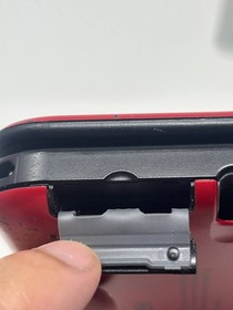 Nintendo 3DS XL Red Console English US Version Tested w/Game + Charger